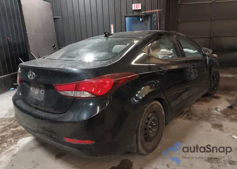 2016 Hyundai Elantra Se from USA, damaged, VIN KMHDH4AE2GU501658